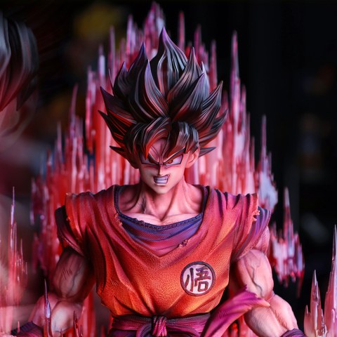 1/6 红温青年 悟空 界王拳 七龙珠 (双版本)