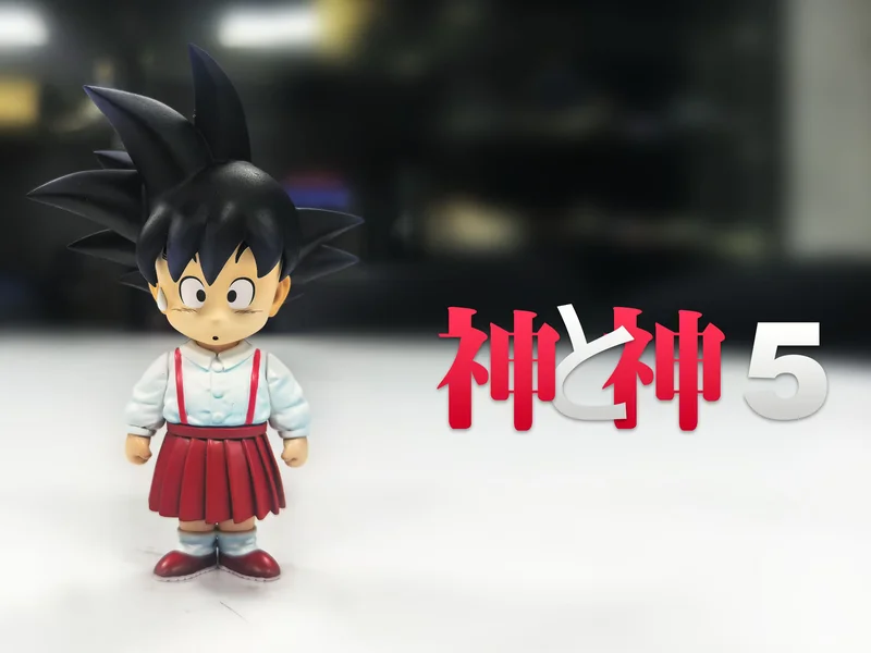 WCF 神与神5 裙子孙悟空＆道服小丸子 七龙珠 樱桃小丸子 官图 5
