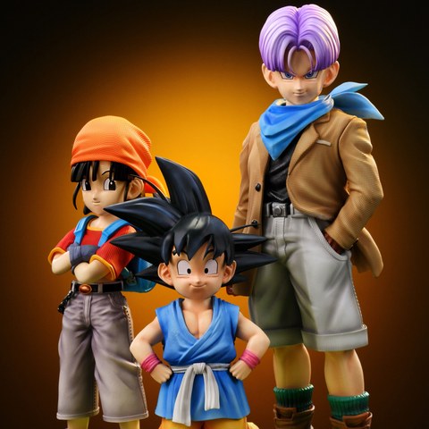 小悟空 & 小芳 & 特南克斯 GT三人组 七龙珠