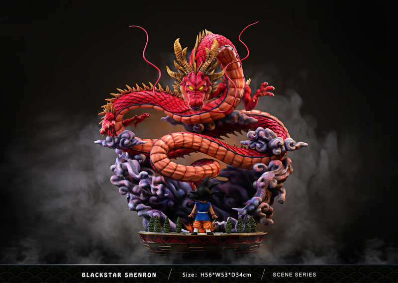 DMS影迹雕像 GT黑星红神龙 七龙珠Max场景系列第十四弹 官图 5